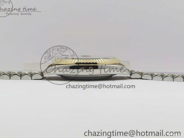 1219 DateJust 41 126333 SS YG Wrapped WWF Best Edition Gray Roman Makers Dial on SS YG Wrapped Jubilee Bracelet A Sporty 3127